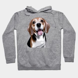 Cute Beagle Drawing Hoodie